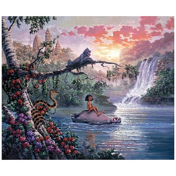 Castle on the Horizon 30×20 Disney Fine Art by Rodel
